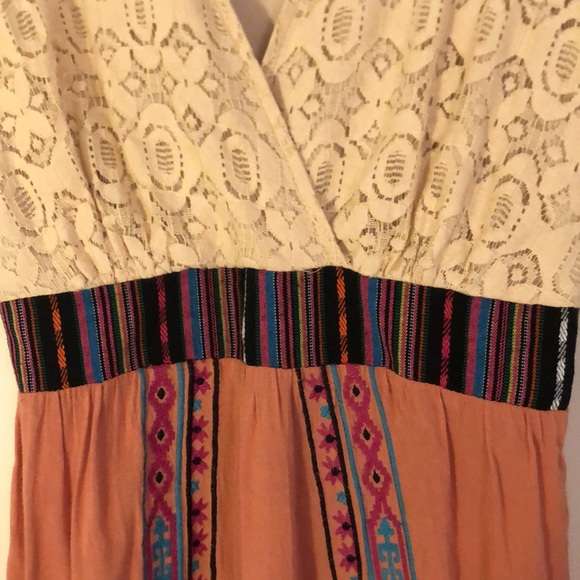 Mexican print mid length dress - Picture 2 of 12